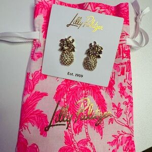 Lilly Pulitzer Pineapple Earrings